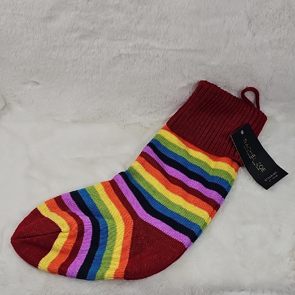 Rachel Zoe Rainbow 22" Stocking